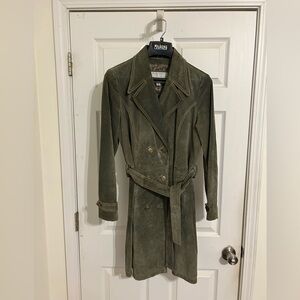 Wilson’s Leather Maxima Green Suede Jacket